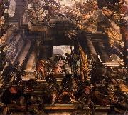 Giovanni Antonio Fumiani Martyrdom and Glory of St Pantaleon oil painting on canvas